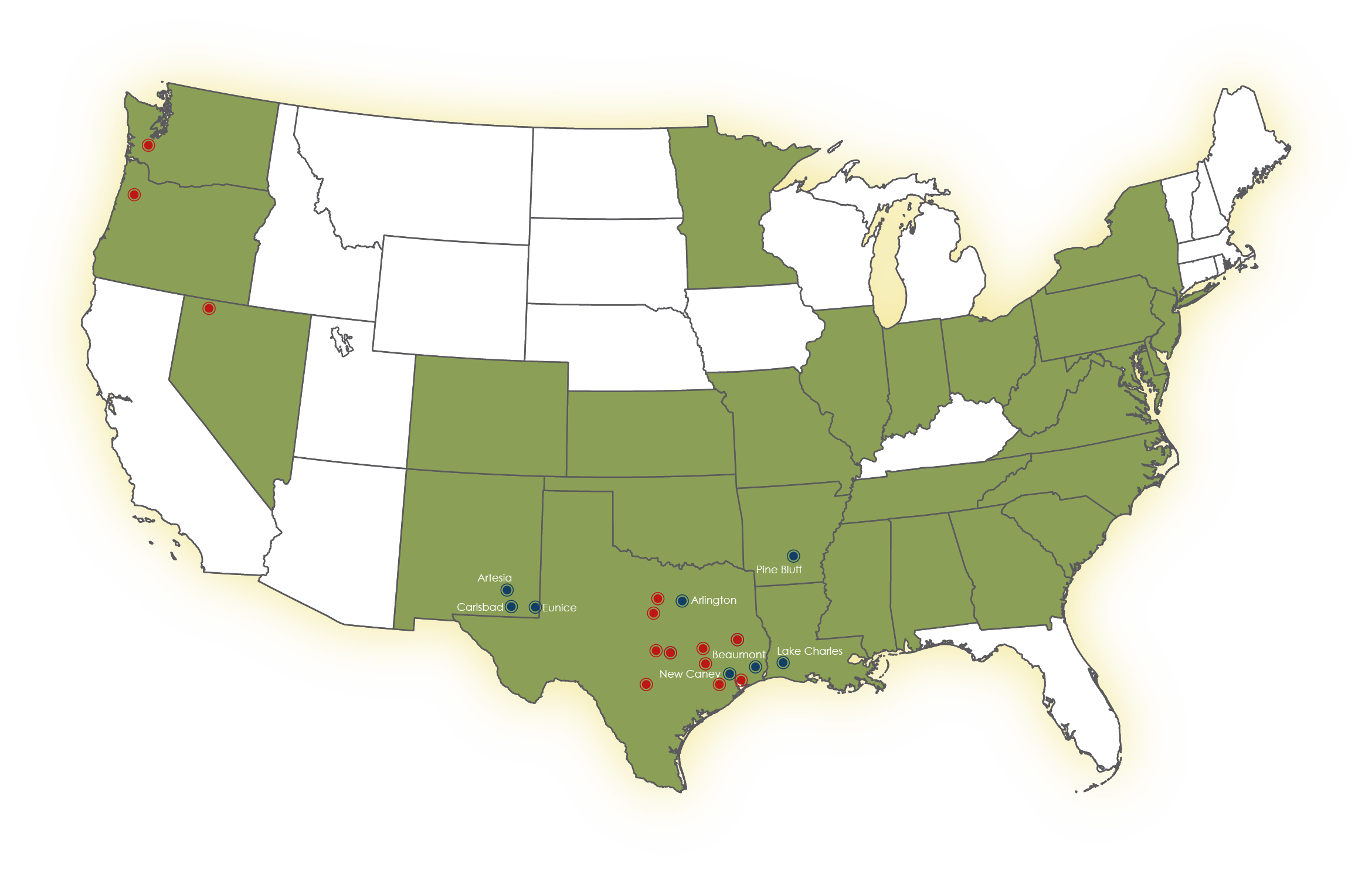 PSP Location Map - April 2022 | Pinnacle Storage Properties